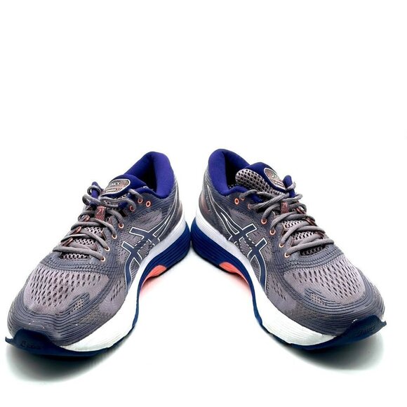 ASICS Gel Nimbus 21 Blue & White Running Sneakers Women’s Size  11 - Picture 5 of 10